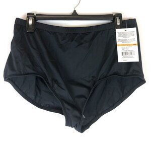 Maxine Of Hollywood Women’s High Waist Black Bikini Bottom Plus Size 16W